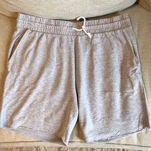 H&M gray cotton sweat shorts